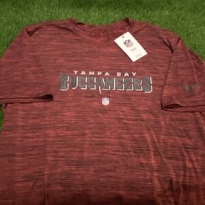 Nike Tampa‎ Bay Buccaneers Red Sideline Velocity Performance T-Shirt XL NWT Bucs